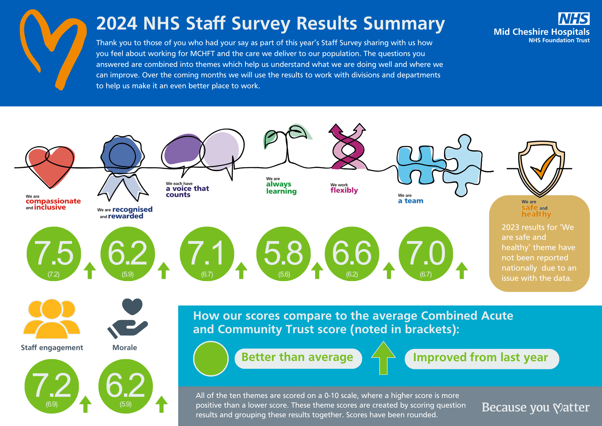 Staff Survey infographic