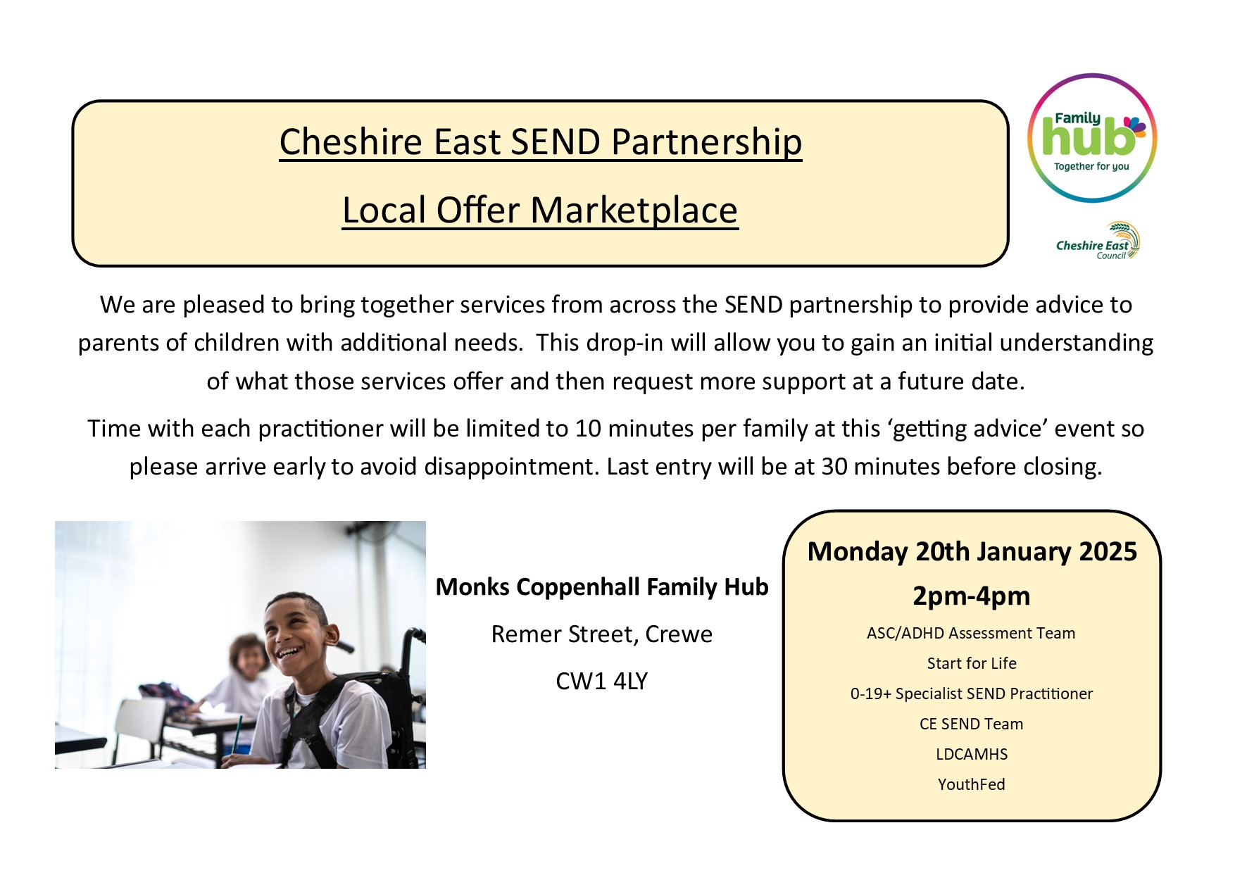 South SEND Local Offer Marketplace Flyer JAN 2025.jpg